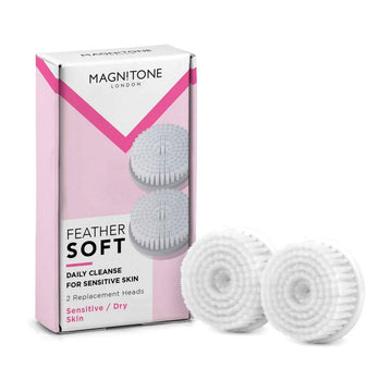 2 Feather Soft Daily Cleansing Brush Head- 2 Pack